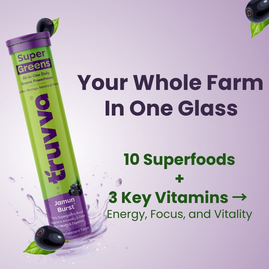 TRUVVA SUPER GREENS   |   Jamun Burst