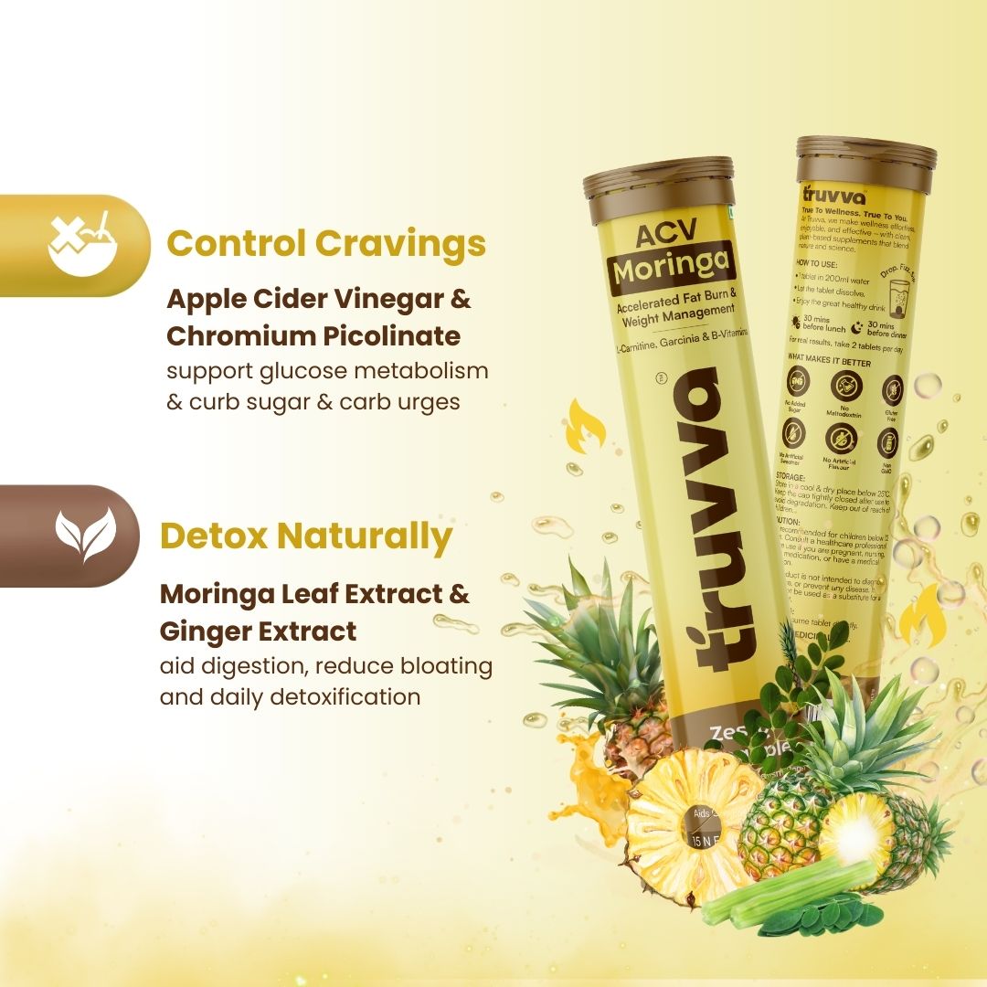 TRUVVA ACV MORINGA  |  Zesty Pineapple