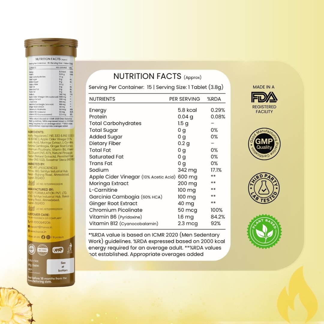 TRUVVA ACV MORINGA  |  Zesty Pineapple