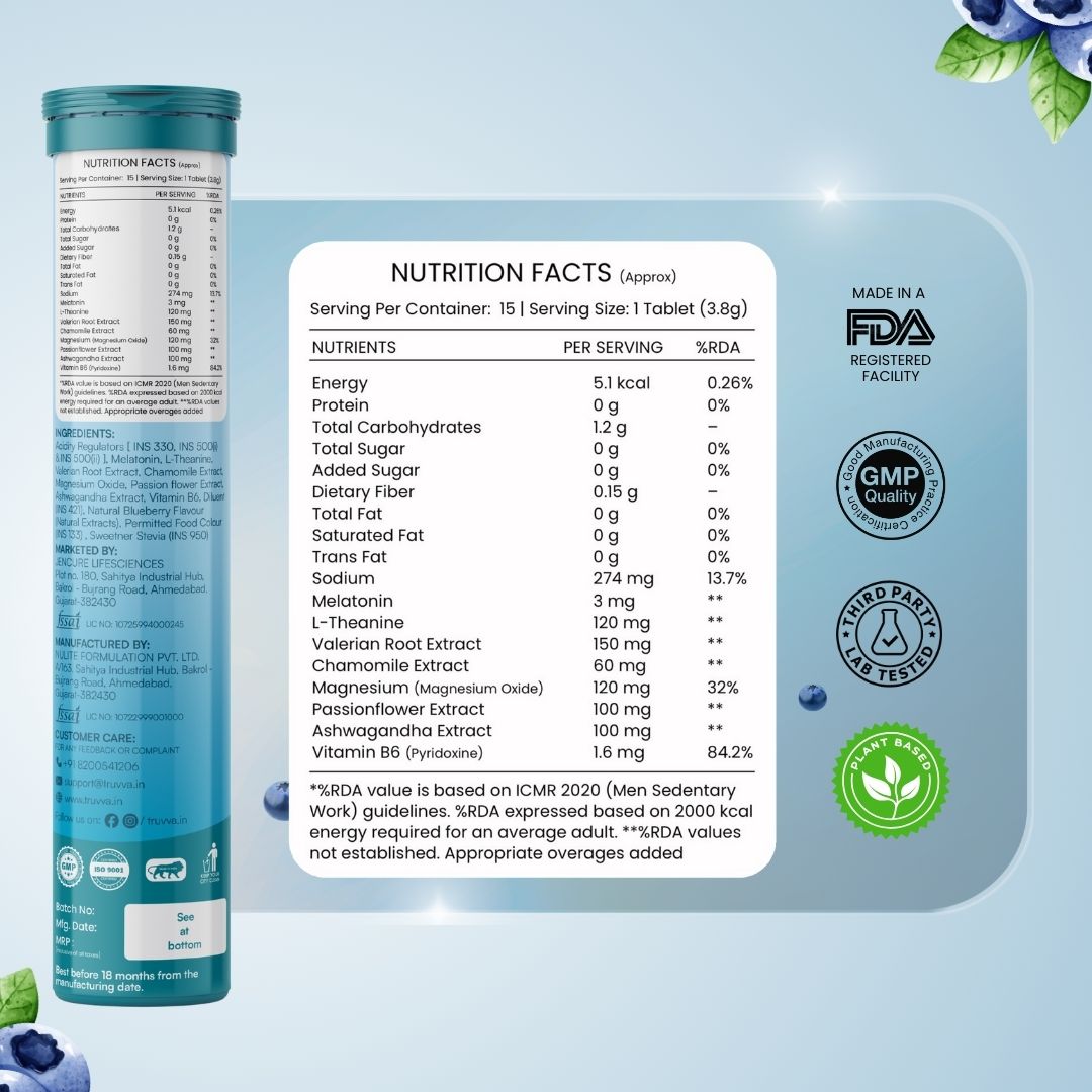 TRUVVA SLEEP RESTORE | Blueberry Lavender